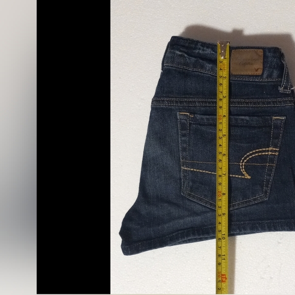 American Eagle Denim Woman shorts Stretch Size 2 - Picture 5 of 8